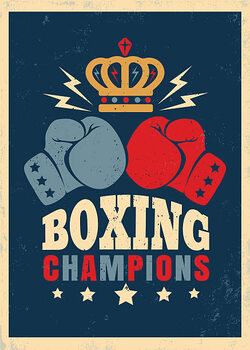 Obraz na płótnie poster for boxing
