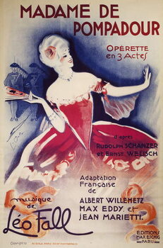 Obraz na płótnie Poster for Madame De Pompadour