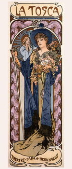 Obraz na płótnie Poster for 'Tosca' with Sarah Bernhardt
