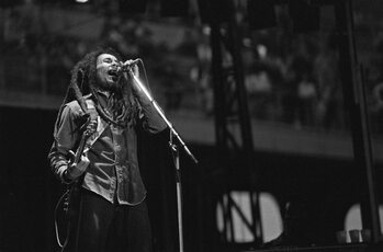 Obraz na płótnie PPortrait of Bob Marley, 1980