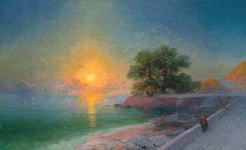 Obraz na płótnie Promenade at Sunset, 1869