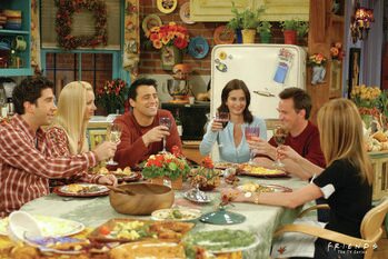 Obraz na płótnie Przyjaciele - Thanksgiving