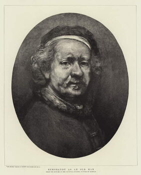 Obraz na płótnie Rembrandt as an Old Man