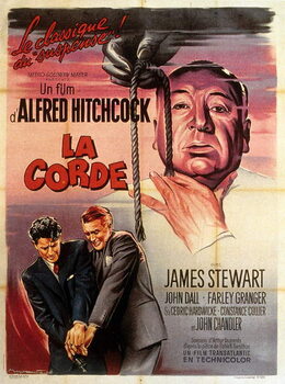Obraz na płótnie Rope directed by Alfred Hitchcock