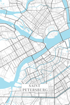 Obraz na płótnie Saint Petersburg white