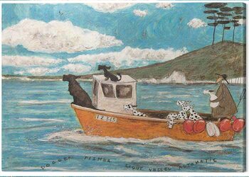 Obraz na płótnie Sam Toft - Dogger, Fisher, Light Vessel Automatic