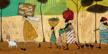 Sam Toft - Doris helps out on the trip to Mzuzu Obraz na płótnie
