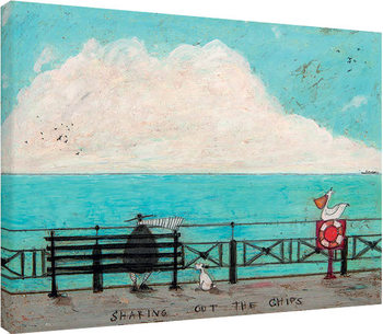 Sam Toft - Sharing out the Chips Obraz na płótnie