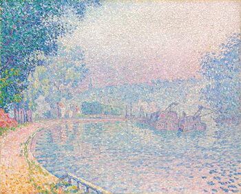 Obraz na płótnie Samois, La Berge, matin, 1901