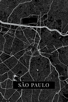 Obraz na płótnie Sao Paulo black