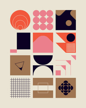 Obraz na płótnie Scandinavian Artwork Vector Pattern Design