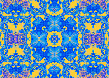 Obraz na płótnie Seamless kaleidoscopic mosaic pattern background