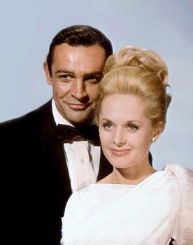 Obraz na płótnie Sean Connery And Tippi Hedren