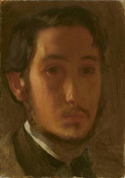 Obraz na płótnie Self-Portrait with White Collar, c.1857