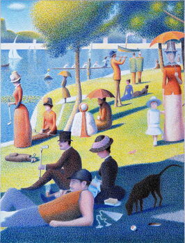 Obraz na płótnie SEURAT-Golf, 2017, Colour pencil drawing on paper