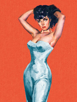 Obraz na płótnie Sexy Dark Haired Woman