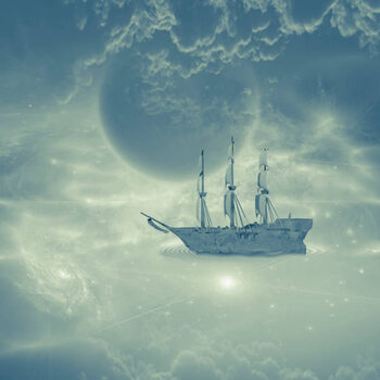Obraz na płótnie Sky ship