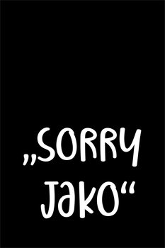 Obraz na płótnie Sorry jako
