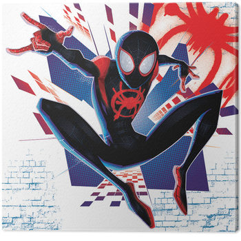 Spider-Man Uniwersum - Buildings Obraz na płótnie