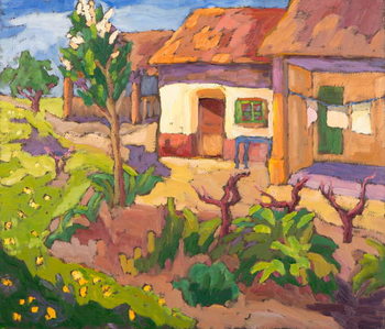 Obraz na płótnie Spring Awakening  oil on board