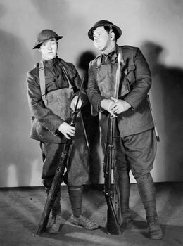 Obraz na płótnie Stan Laurel and Oliver Hardy, 1938