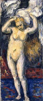 Obraz na płótnie Standing Bather, Drying her Hair, c.1869