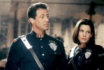 Obraz na płótnie Sylvester Stallone and Sandra Bulloc