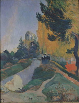 Obraz na płótnie The Alyscamps, Arles, 1888