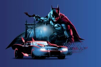 Obraz na płótnie The Batman in Gotham City