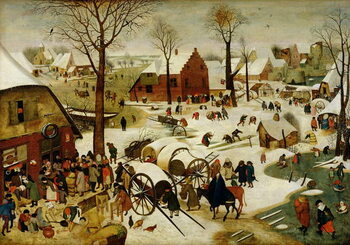 Obraz na płótnie The Census at Bethlehem