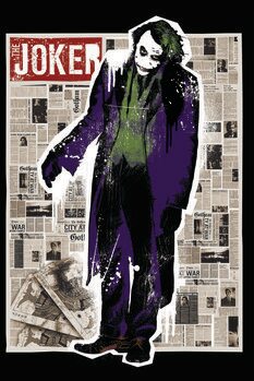 Obraz na płótnie The Dark Knight Trilogy - Joker