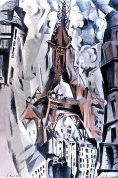 Obraz na płótnie the Eiffel Tower, 1910