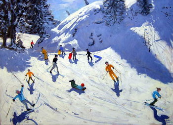 Obraz na płótnie The Gully, Belle Plagne, 2004