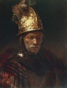 Obraz na płótnie The Man with the Golden Helmet