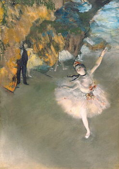 Obraz na płótnie The Star, or Dancer on the stage, c.1876-77
