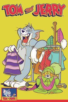 Obraz na płótnie Tom & Jerry - Comics Cover