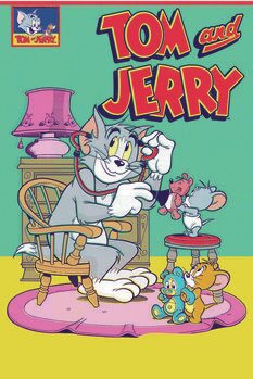 Obraz na płótnie Tom & Jerry - Comics Cover