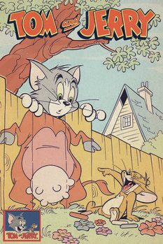 Obraz na płótnie Tom & Jerry - Comics Cover