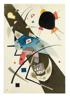 Obraz na płótnie Two Black Spots (1923)