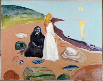 Obraz na płótnie Two Women on the Beach