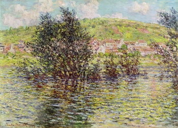 Obraz na płótnie Vetheuil, View from Lavacourt, 1879