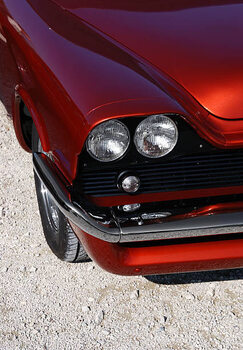 Obraz na płótnie vibrant american muscle car