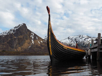 Obraz na płótnie Viking ship.