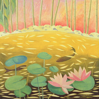 Obraz na płótnie Water Lily Pond III, 1994