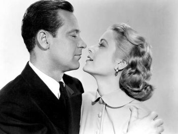 Obraz na płótnie William Holden And Grace Kelly