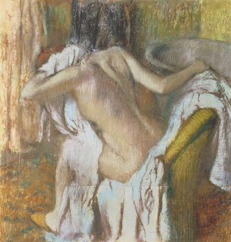 Obraz na płótnie Woman drying herself, c.1888-92