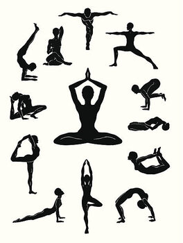 Obraz na płótnie Yoga positions