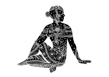 Obraz na płótnie yoga Seated Half Spinal Twist pose