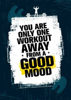 Obraz na płótnie You Are Only One Workout Away