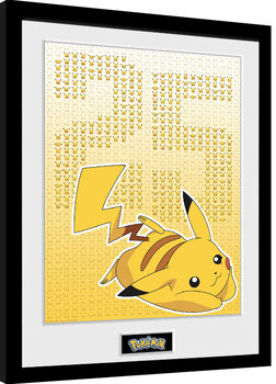 Poster enmarcado Pokemon - Pikxels